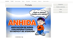 Desktop Screenshot of anhida.org