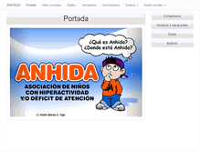Tablet Screenshot of anhida.org