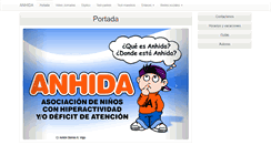 Desktop Screenshot of anhida.es